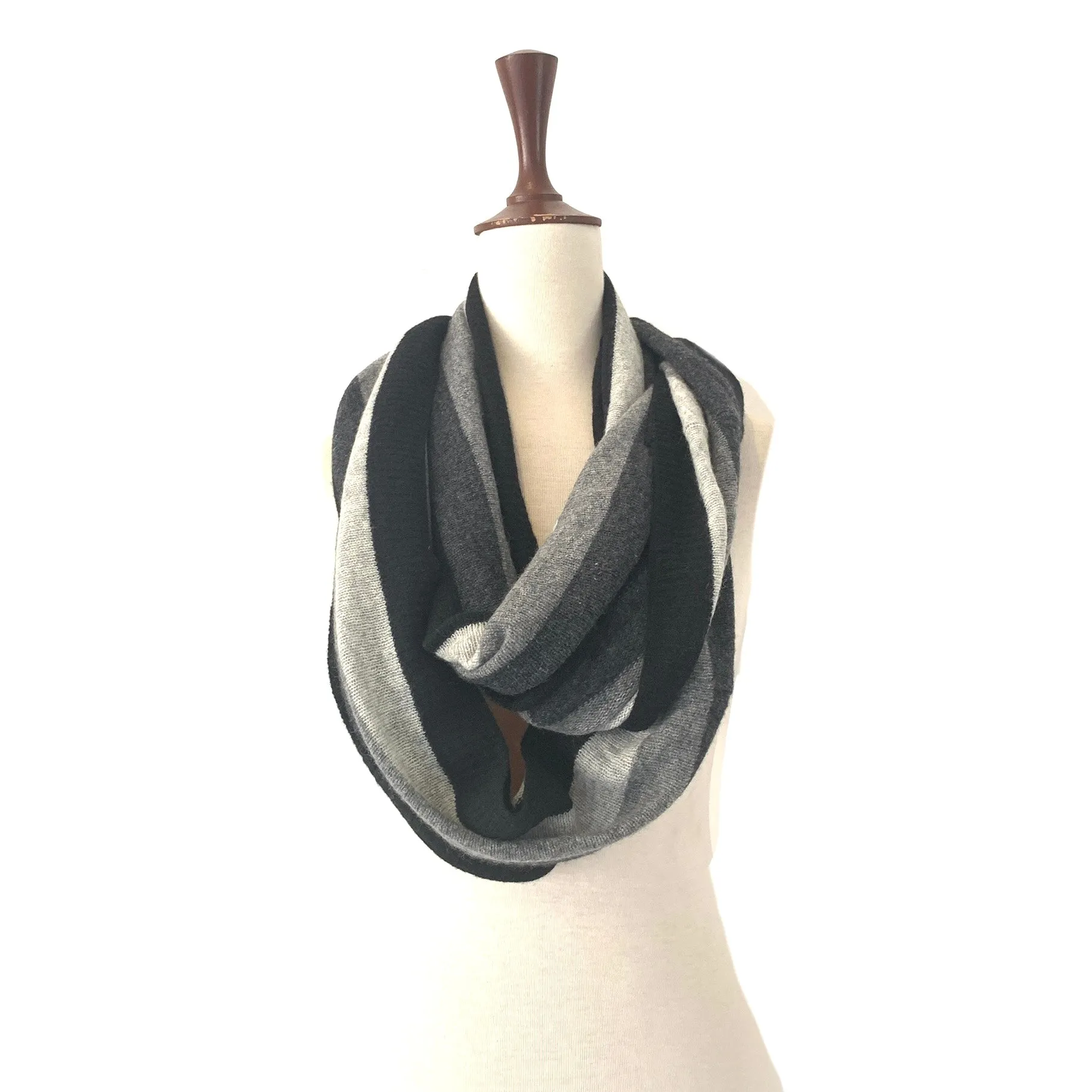 Banana Republic Striped Cashmere Infinity Scarf | Like New |