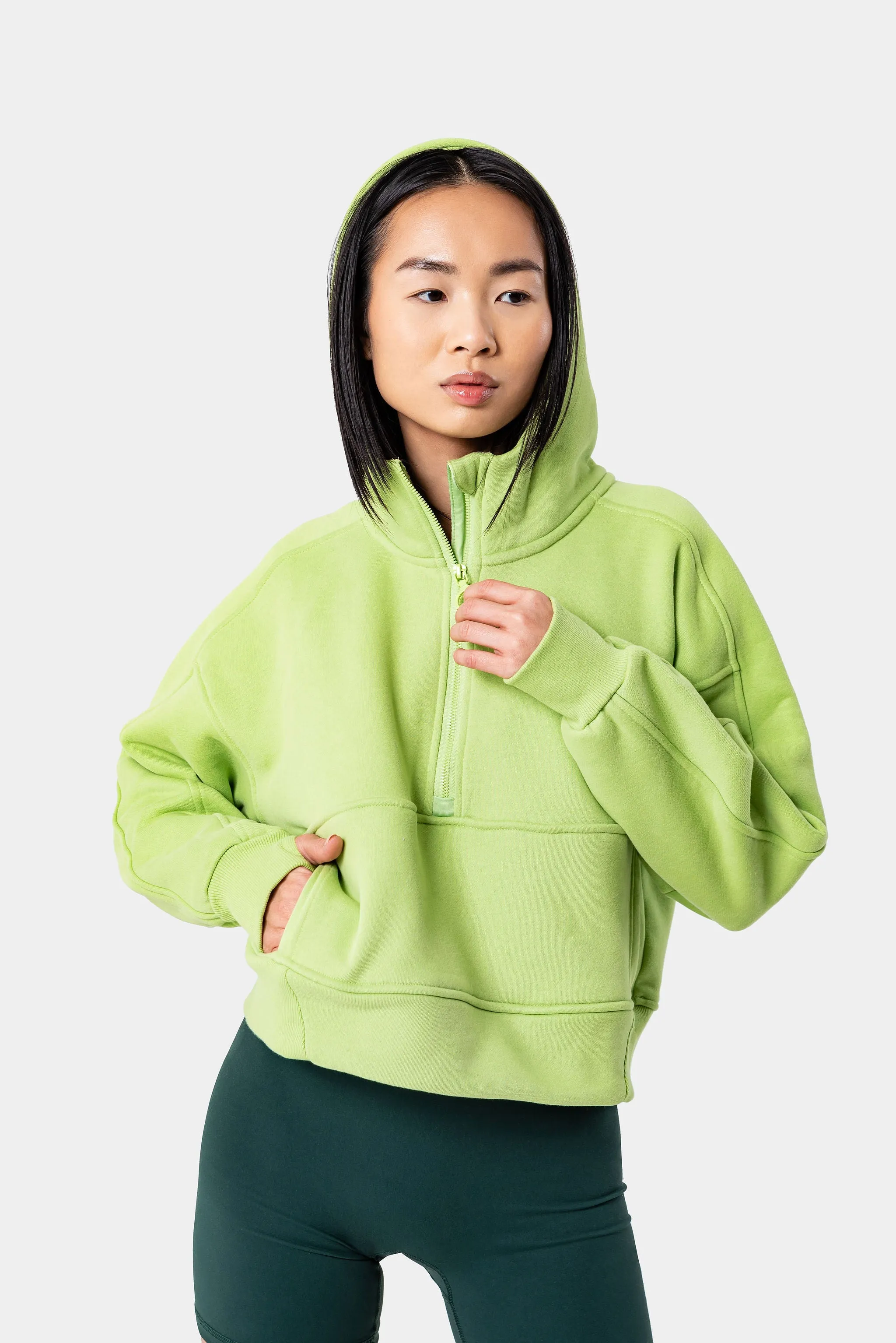 CozyTec Hoodie - Sap Green