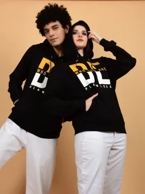 Flawless Women Trendy  Black Printed Hoodie