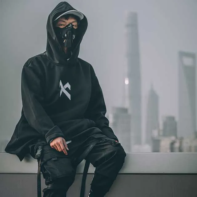 Long Graphic Hoodie