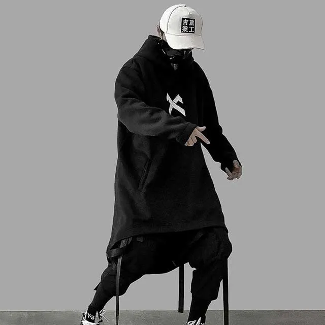Long Graphic Hoodie