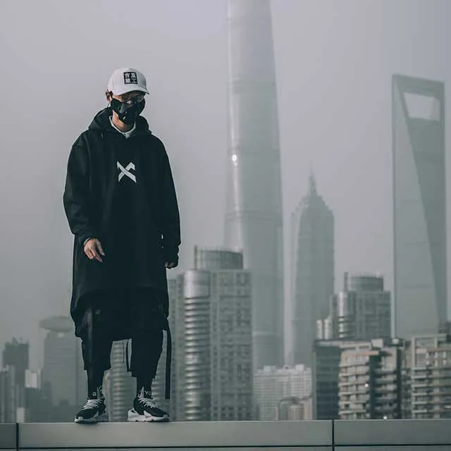 Long Graphic Hoodie