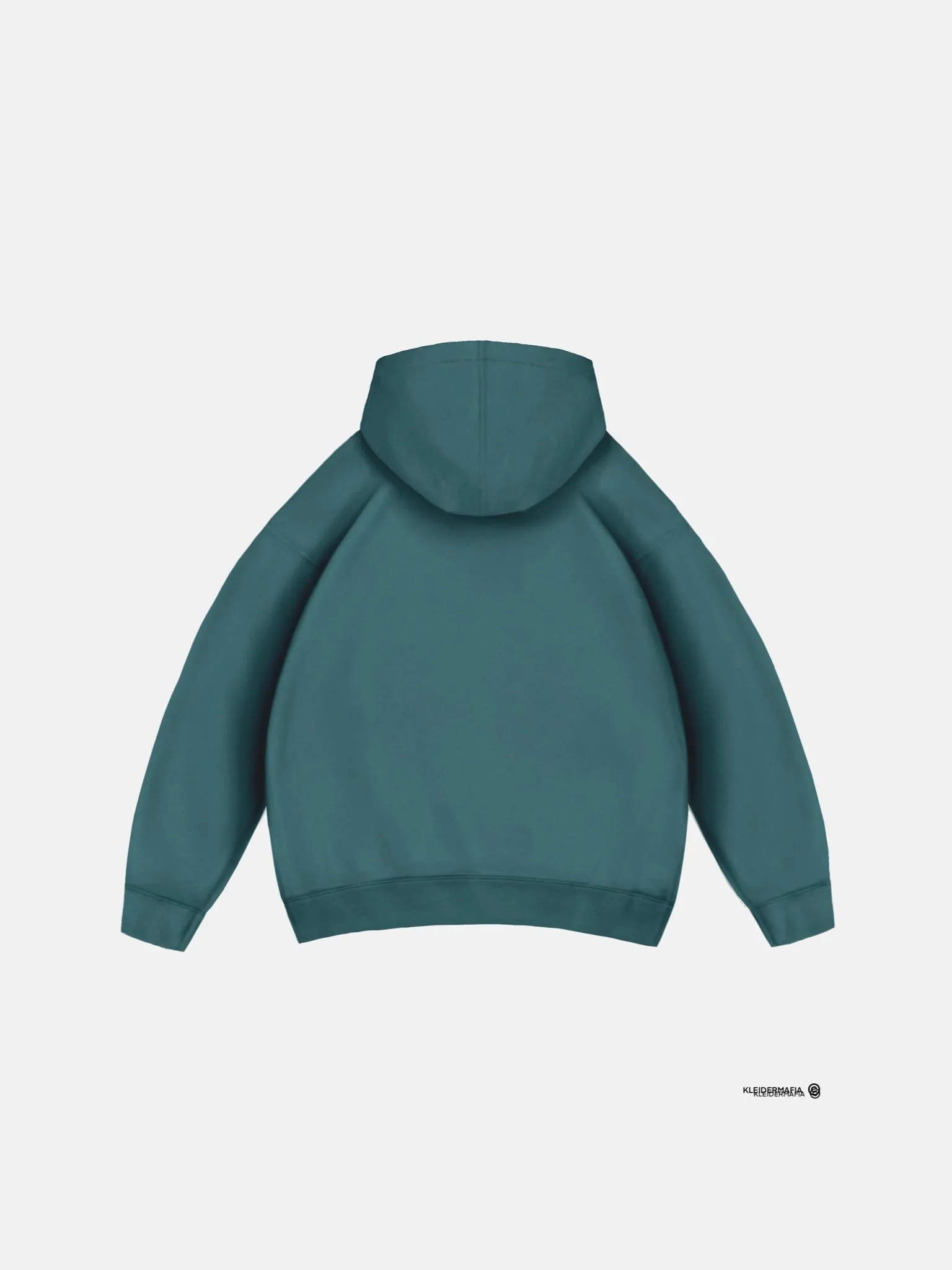 Oversize Basic Hoodie - Petrol