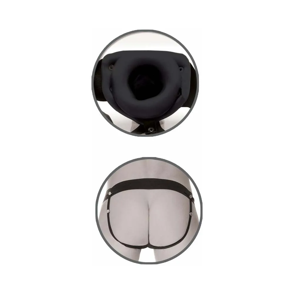 Pipedream Fetish Fantasy Series Limited Edition 6 in. Hollow Strap-On Black