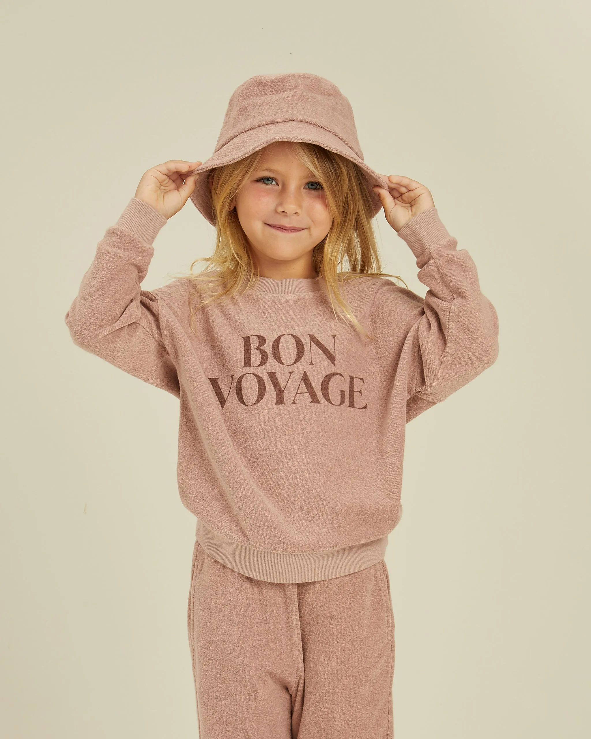 Rylee   Cru Terry Crewneck - Bon Voyage