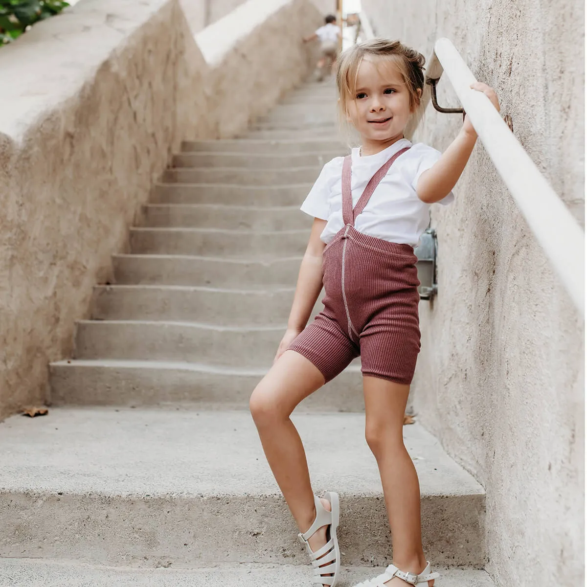 Shorty Tights With Braces in Acai Smoothie by Silly Silas - Last One In Stock - 0-1 Years