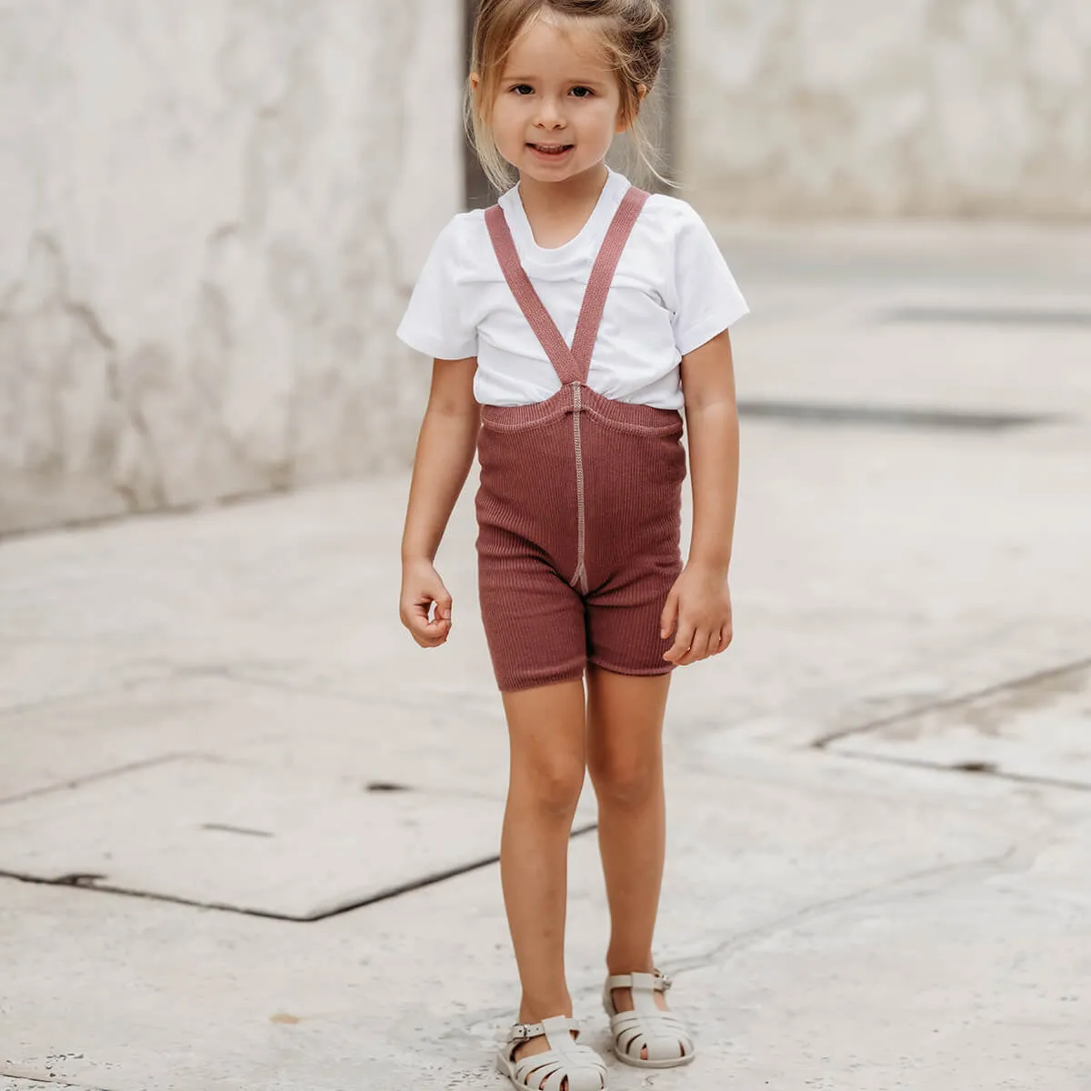 Shorty Tights With Braces in Acai Smoothie by Silly Silas - Last One In Stock - 0-1 Years