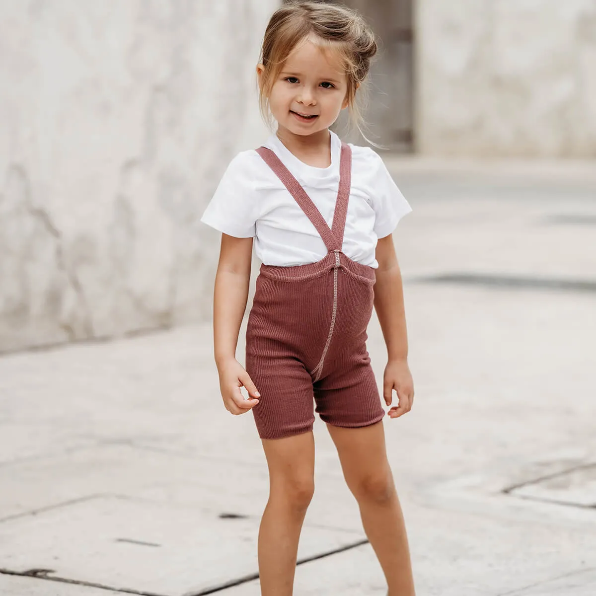 Shorty Tights With Braces in Acai Smoothie by Silly Silas - Last One In Stock - 0-1 Years
