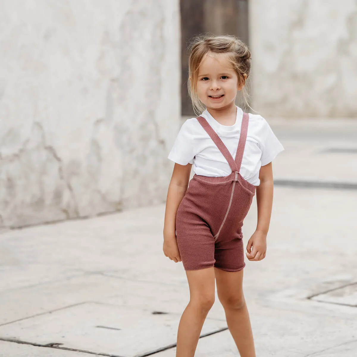 Shorty Tights With Braces in Acai Smoothie by Silly Silas - Last One In Stock - 0-1 Years