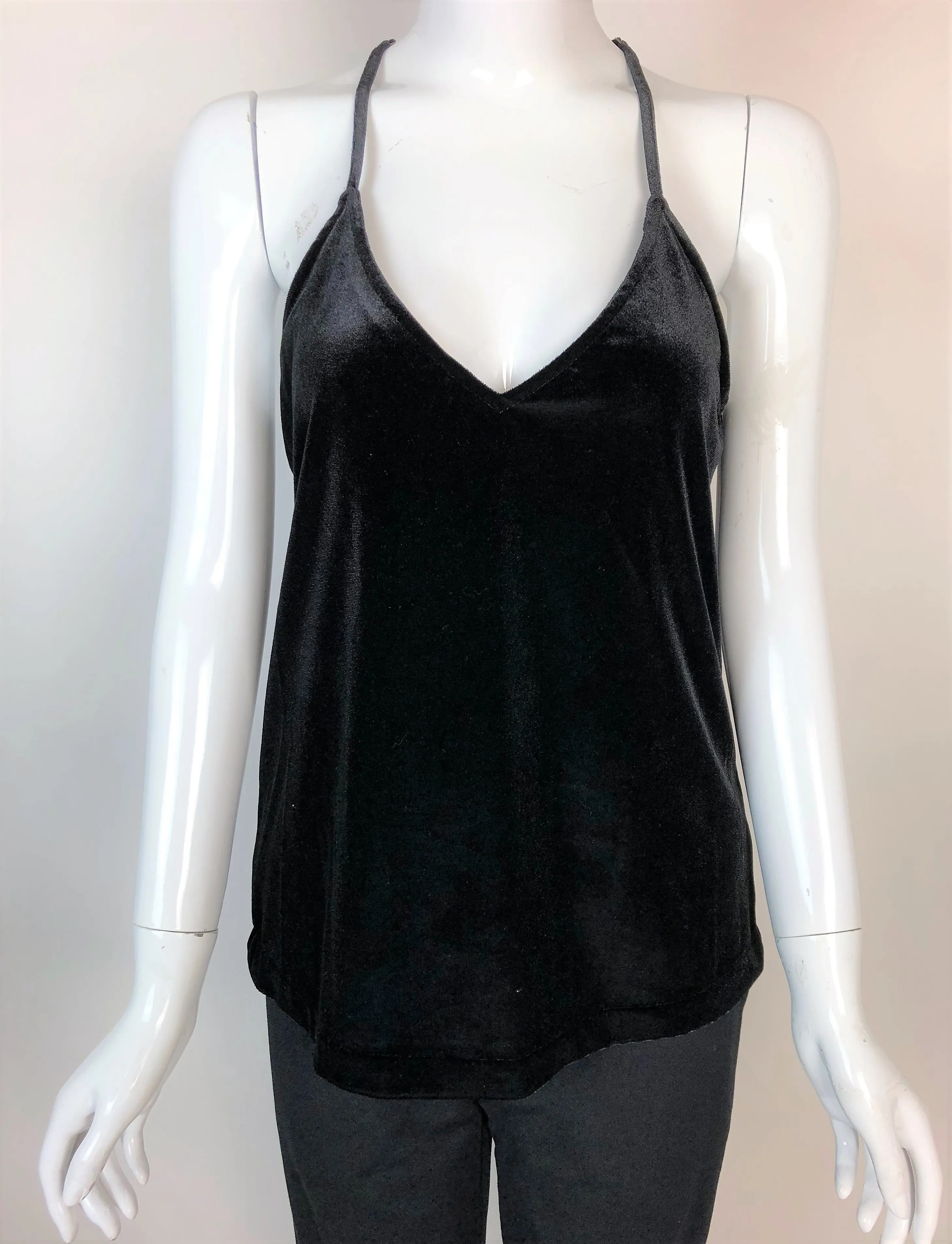 Veronica M Velvet Racerback Top - XLARGE